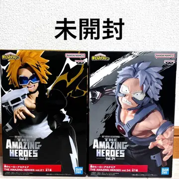 AMAZING HEROES 피규어 세트 텟테츠테츠 가미나리 덴키