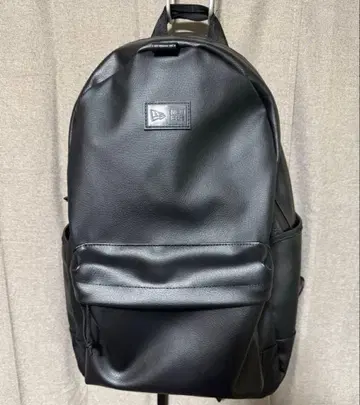 NEW ERA/라이트팩 27L 블랙 가죽/뉴에라