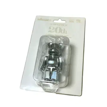 메디콤 BE@RBRICK 100% 20th DEEP CHROME