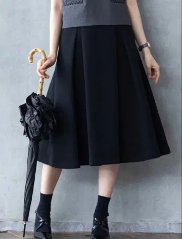 아메노치하레 형태 플레어 스커트