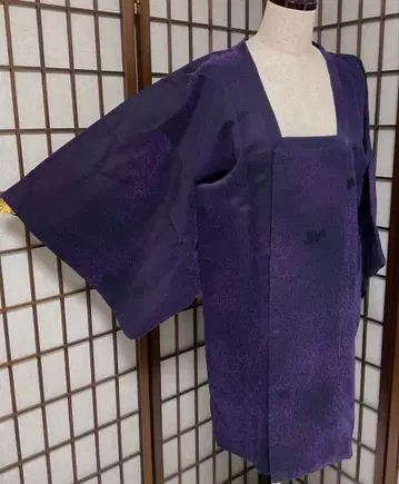 C20 순수 실크 겨울용 비로드 륜나 코트 블렌딩 기모노