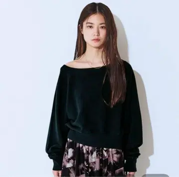 JEANASIS 빈티지 기모 숏 보트넥 풀오버