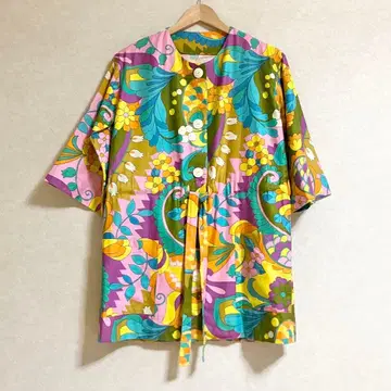 70s 80s 빈티지 자켓 셔츠 히피 사이키델릭