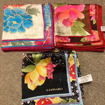 새상품 레오나르 손수건 3개
