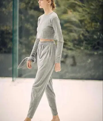 SEA 2K 벨로아 숏 L/S TEE 베이지 일본제