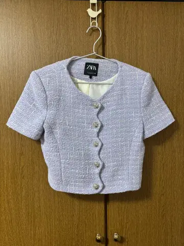 ZARA 새상품급 퍼플 테일러드 자켓