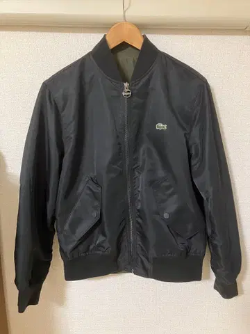 LACOSTE 라코스테 리버서블 봄버 자켓 나일론 블루종