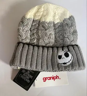 나이트메어 비포 크리스마스 잭 페이스 니트 캡 그라니프