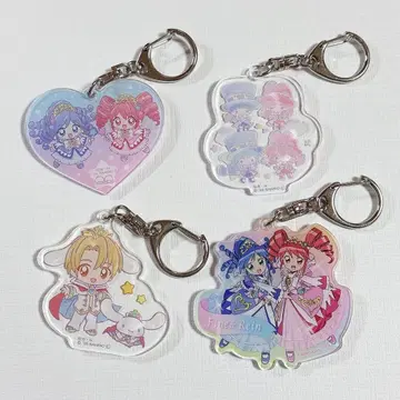 신비한 별의 쌍둥이 공주 아크릴 키링 파인 레인 브라이트 산리오