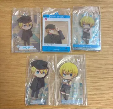 최애의 아이 럭키 쿠지 아크릴 스탠드 아크링 키링 아쿠아