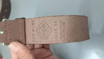 미사용품 redwing 벨트 Belt 사이즈 36 레드윙