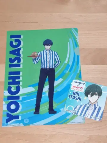 블루 록 블루 록 웬디스 이토시 린 이사기 요이치 클리어 파일 코스터