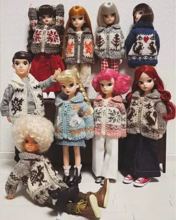 브라이스 리카짱 니트 가디건 체리짱 복각판 초대 리카짱