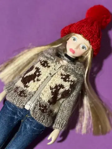 브라이스 리카짱 니트 가디건 체리짱 복각판 초대 리카짱