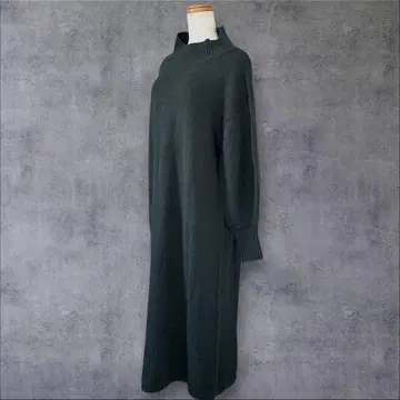 새상품급 어반 리서치 울 혼방 터틀 니트 원피스 G