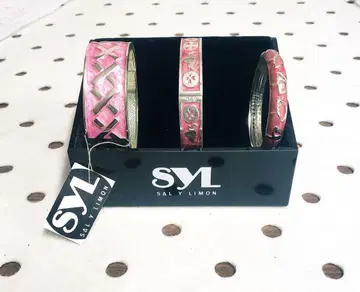 SAL Y LIMON Pinky Bangle 3 Set
