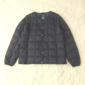 TAION 이너 다운 퀼팅 자켓 네이비 L