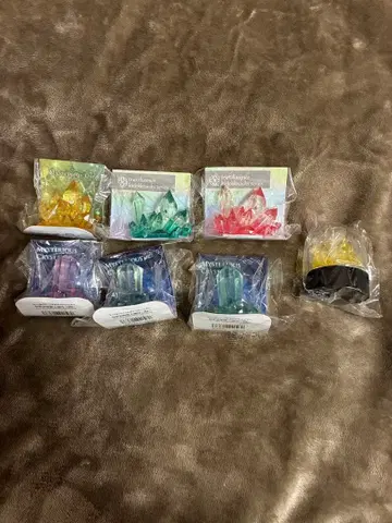 클리어 오브제 신비의 광석 가챠 옐로우 컬러 광석