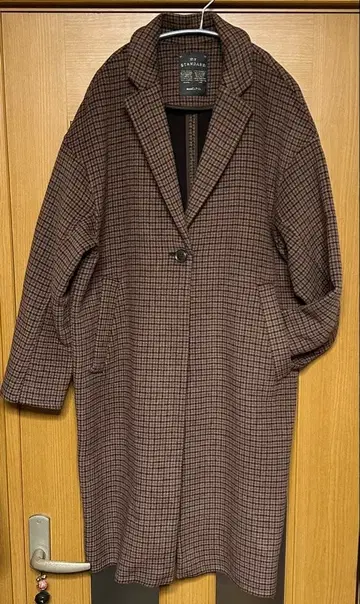 studioCLIP my STANDARD 케이프 메리노 체크 코트