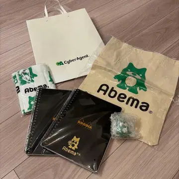 [ 공식 굿즈/Ameba ] 노트, 타월, 피규어, 토트백 세트