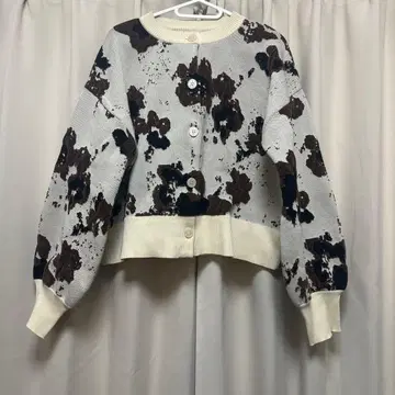 (이번 시즌 아이템, 완판 컬러) 뉴앙스 카우 패턴 가디건 LS