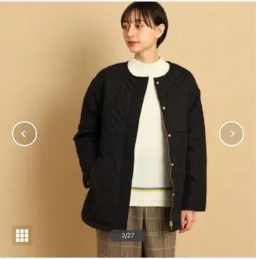 Dessin 노카라 퀼팅 자켓