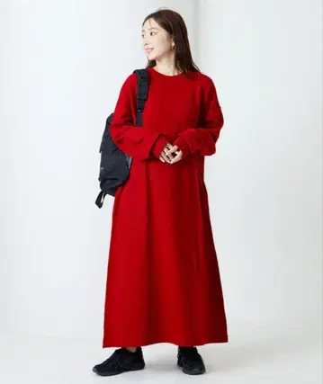 택 포함 새상품 FREAK'S STORE 플레어 맥시 컬러 니트 원피스