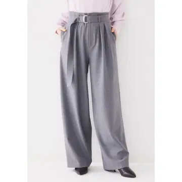 정가 24,200엔 UNTITLED 속기모 와이드 팬츠