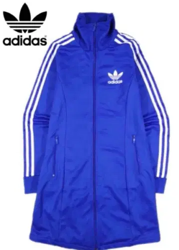 adidas 집업 저지 파랑 롱