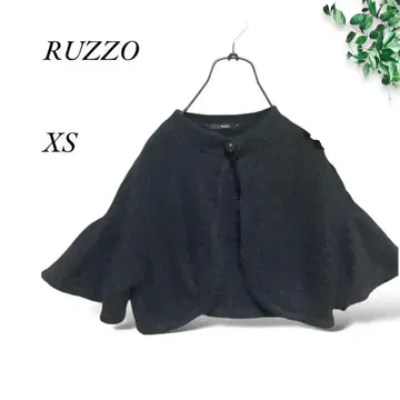 a610. 루오 [ XS ] 블랙/숏 볼레로/작은 사이즈/원 버튼
