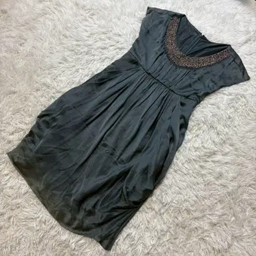 C'EST LA VIE (세라비) 일본제 큐프라 혼방 원피스