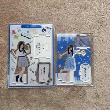 미개봉 AKB48 하나다 아이 아크릴 스탠드 2개 세트