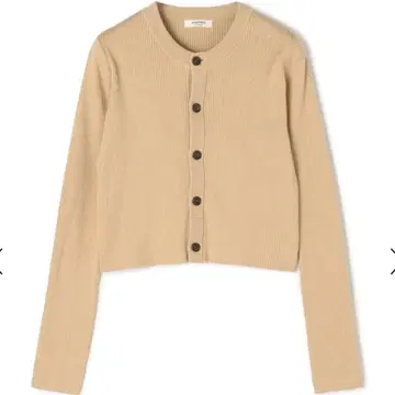 macphee 코튼 리브 크루넥 가디건 tomorrowland