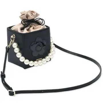 마리콴트 펄 데코레이션 숄더백