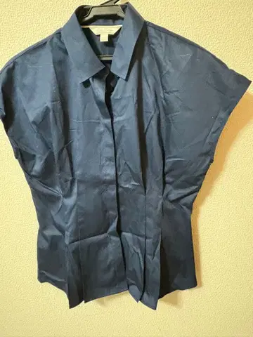 브룩스 브라더스 네이비 반팔 셔츠 S