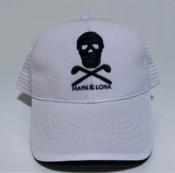 MARK & LONA 스컬 캡 화이트