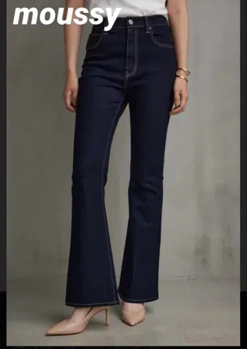 moussy 플레어 데님 팬츠