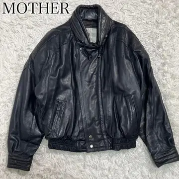 MOTHER 마더 램 가죽 자켓 블랙