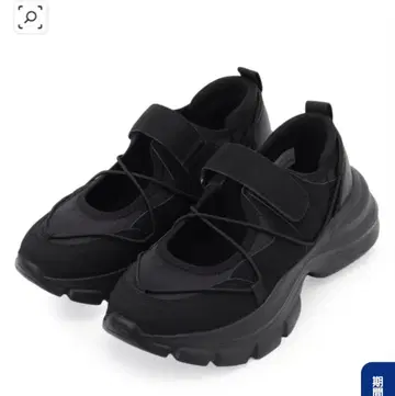 새상품 슈라루 메리제인 스니커즈 블랙