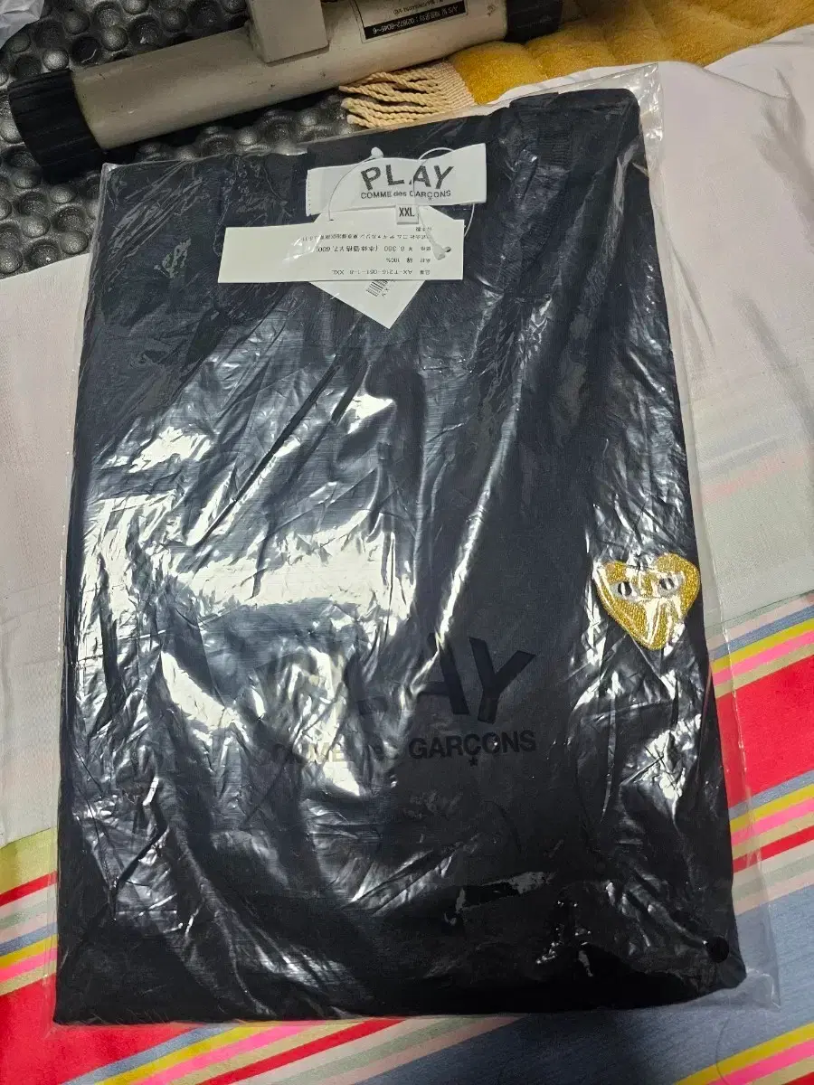 Comme des Garçons PLAY black sleeve XXL