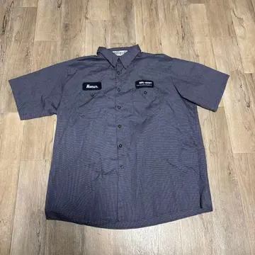 RED KAP 워크 셔츠 XL 사이즈 체크 무늬