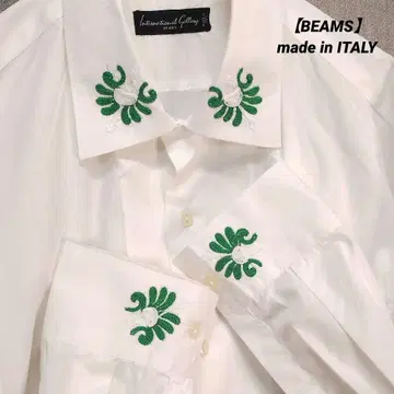 [ BEAMS ] 90's 오픈 카라 셔츠 이탈리아제 M