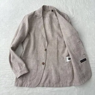 [ 새상품급 ] 라르디니 테일러드 자켓 린넨 혼방 브라운 남성복 브라운