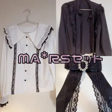 MARS 블라우스 x 2 리본 세트