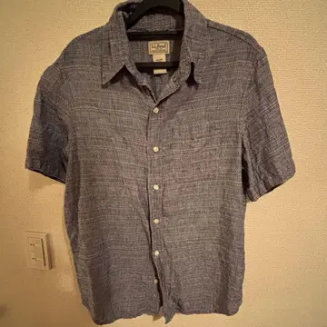 L.L.Bean 반팔 셔츠 100% 린넨