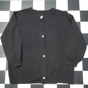 LOBJIE 니트 가디건 블랙