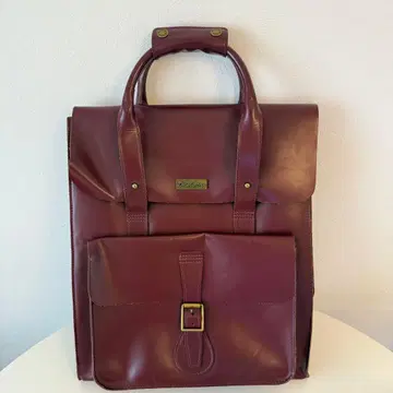 [제조 중지품] 닥터마틴 백팩 체리레드 초기 모델 라지