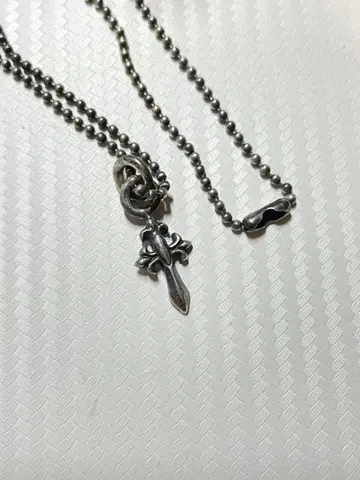 [레어] A&G 실버 925 크로스 십자가 목걸이