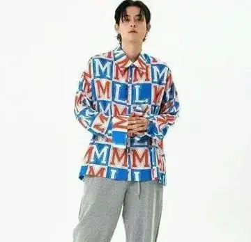 LA MER MA MAISON 로고 프린트 올 패턴 셔츠 한국