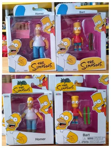 최종 가격 심슨 호머 바트 5인치 2.5인치 4체 세트